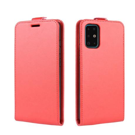 Cover-Discount  Galaxy S20+ Plus - Klassisches Leder Flip Case Vertikal 