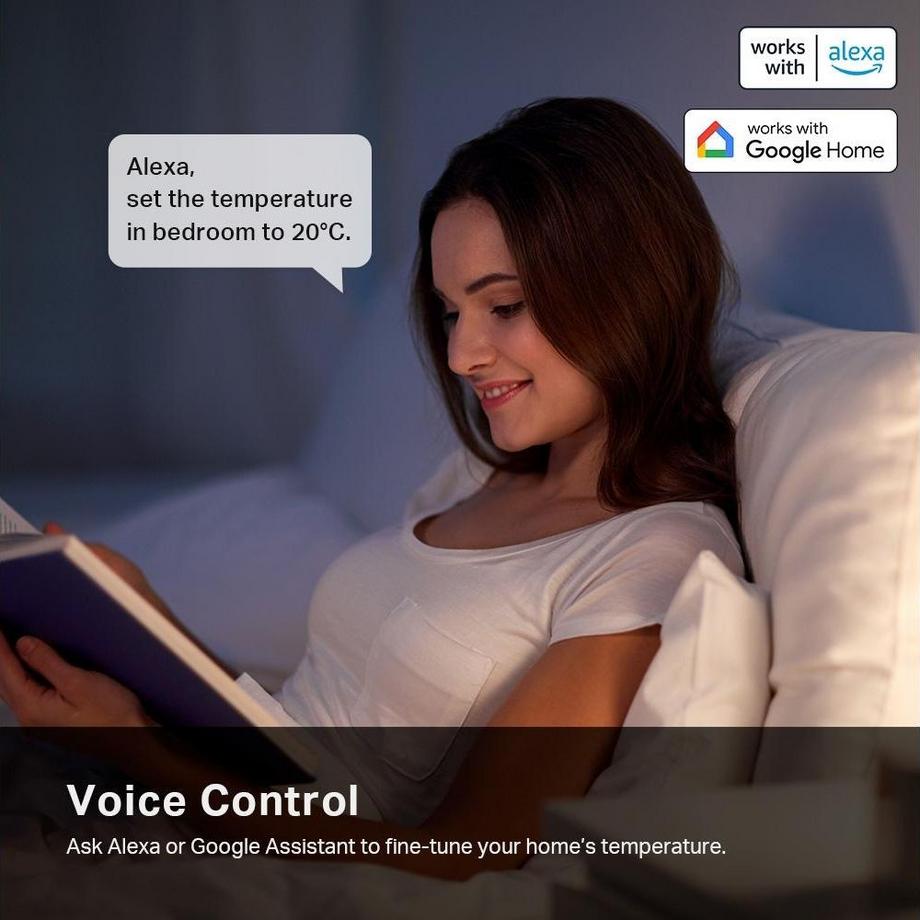 TP-Link Thermostat de radiateur Kasa Smart numérique  