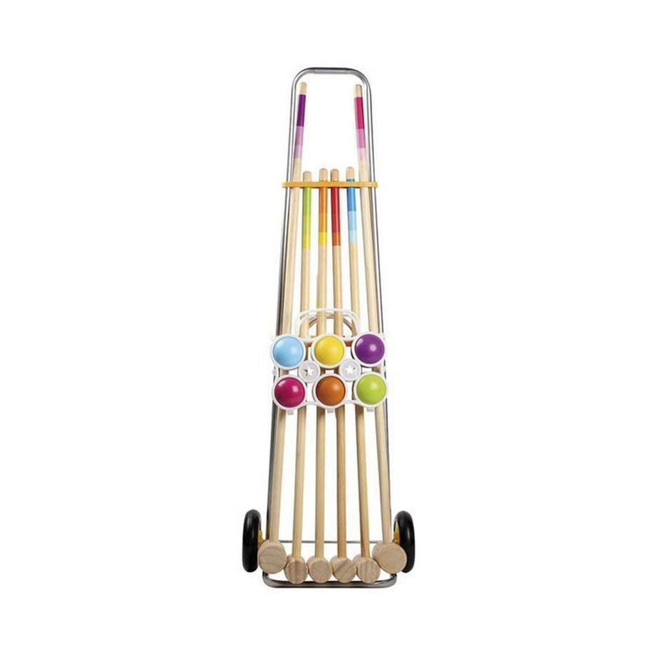 Outdoor Active  Krocketwagen für 6 Spieler 