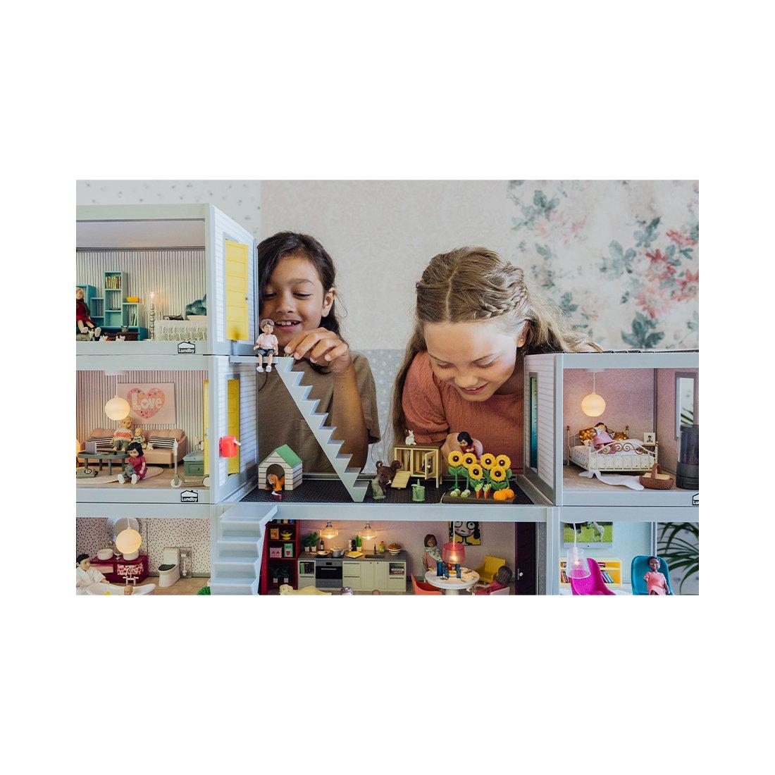 LUNDBY  Puppenhauszubehör Esszimmer Set 