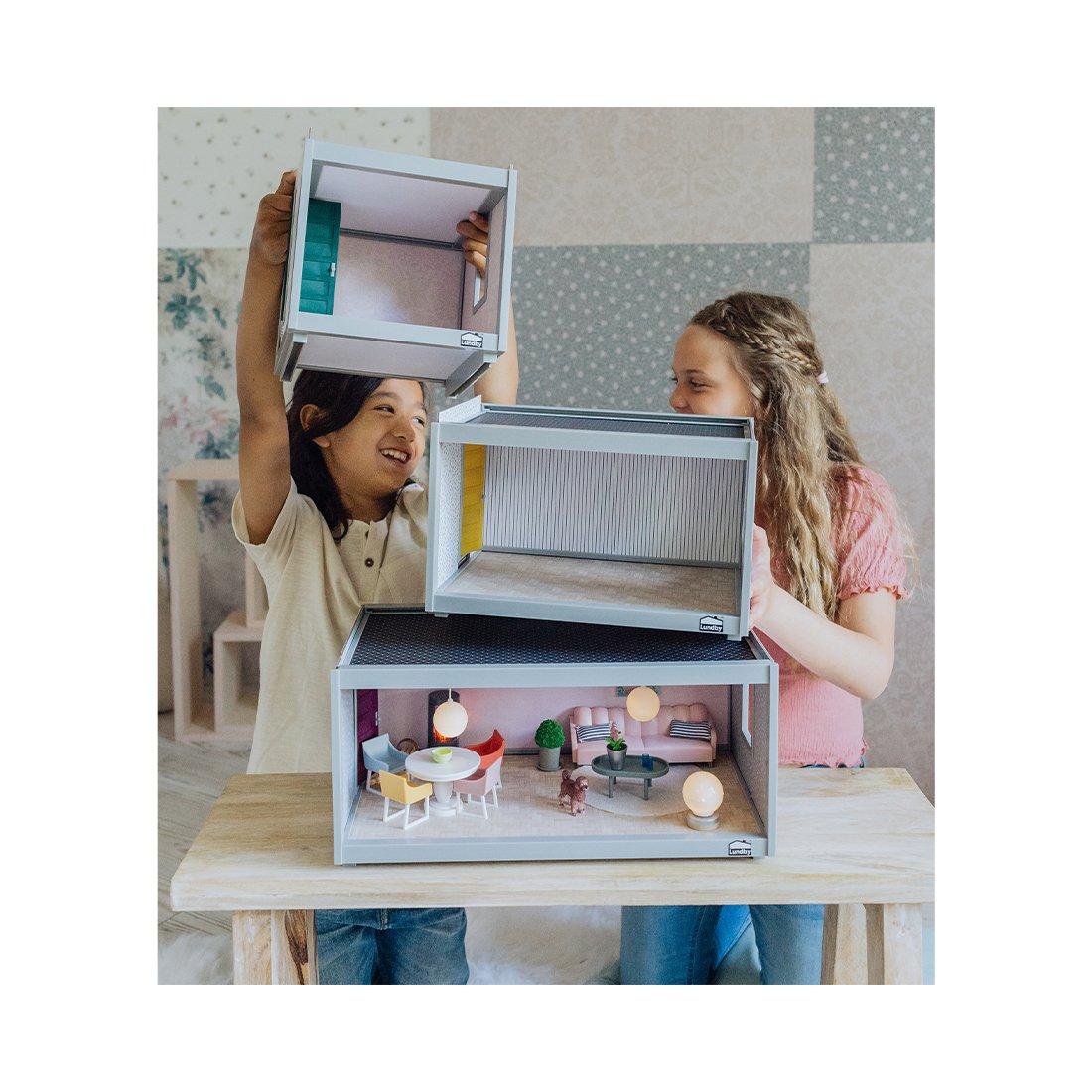 LUNDBY  Puppenhauszubehör Esszimmer Set 