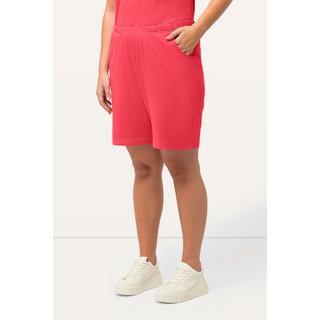 Ulla Popken  Short en jersey, poches et taille élastique 