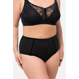 Ulla Popken  Culotte maxi en microfibres, avec empiècement en dentelle 