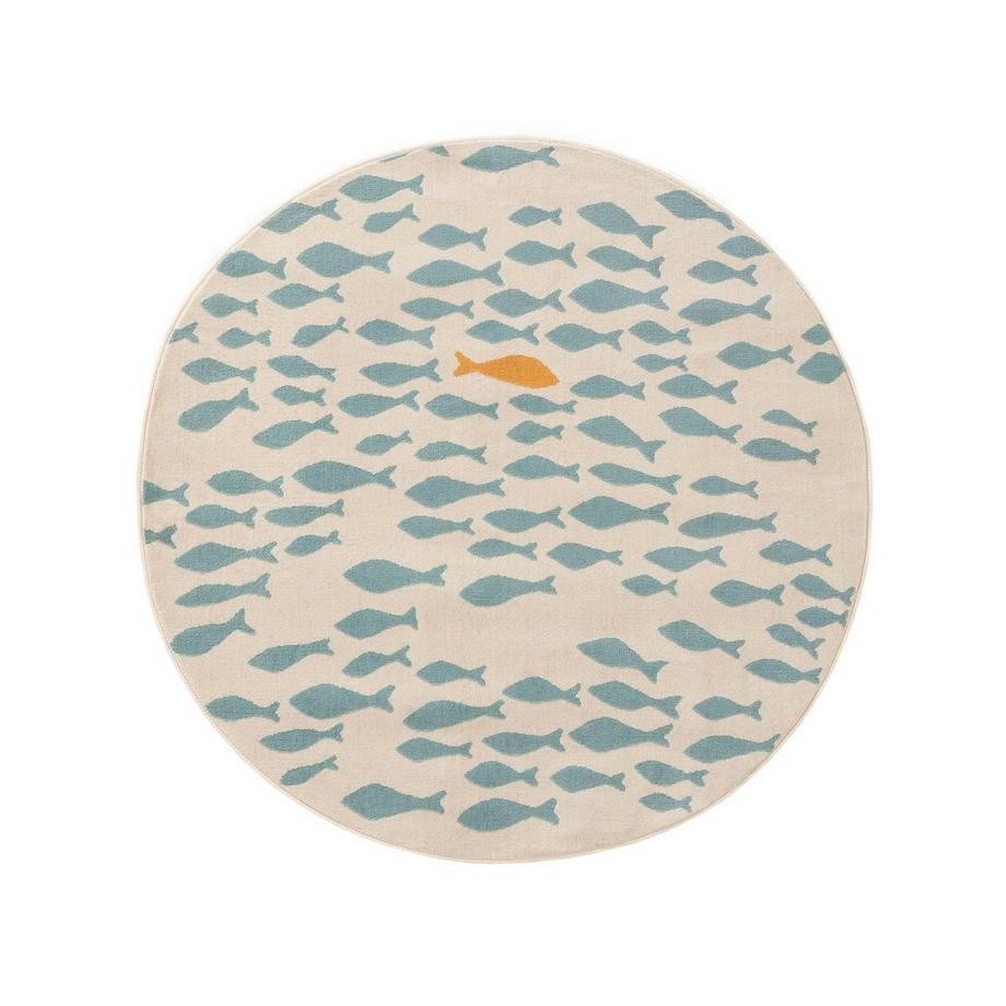 Benuta Tappeto bambino Fabius Beige/Blu  