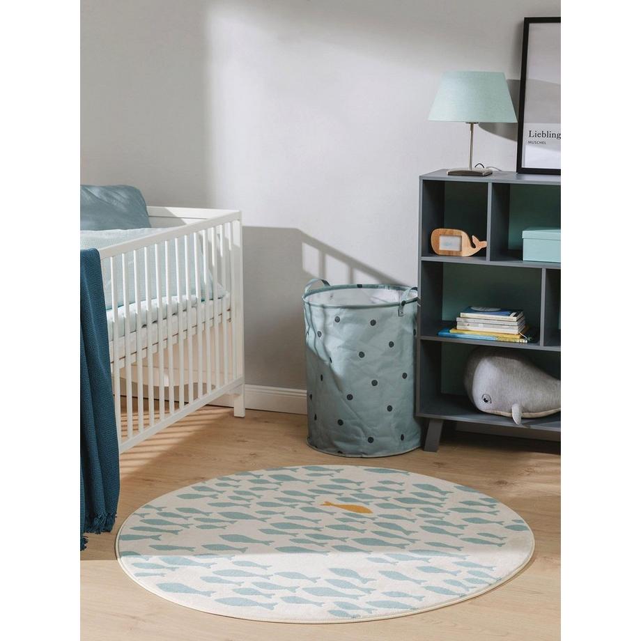 Benuta Tappeto bambino Fabius Beige/Blu  
