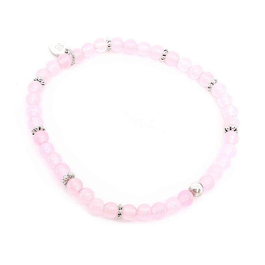 Balibay  Bracelet Esea en quartz rose et argent 925 
