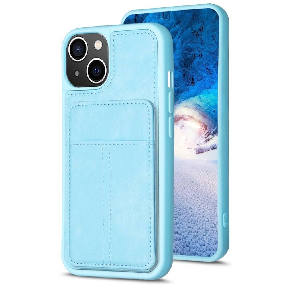 Cover-Discount  iPhone 15 Plus - Kickstand Case Mit Kartenfächer 