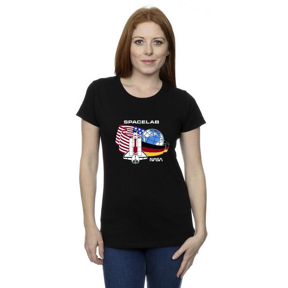 Nasa Space Lab T-Shirt Stampa Grafica  