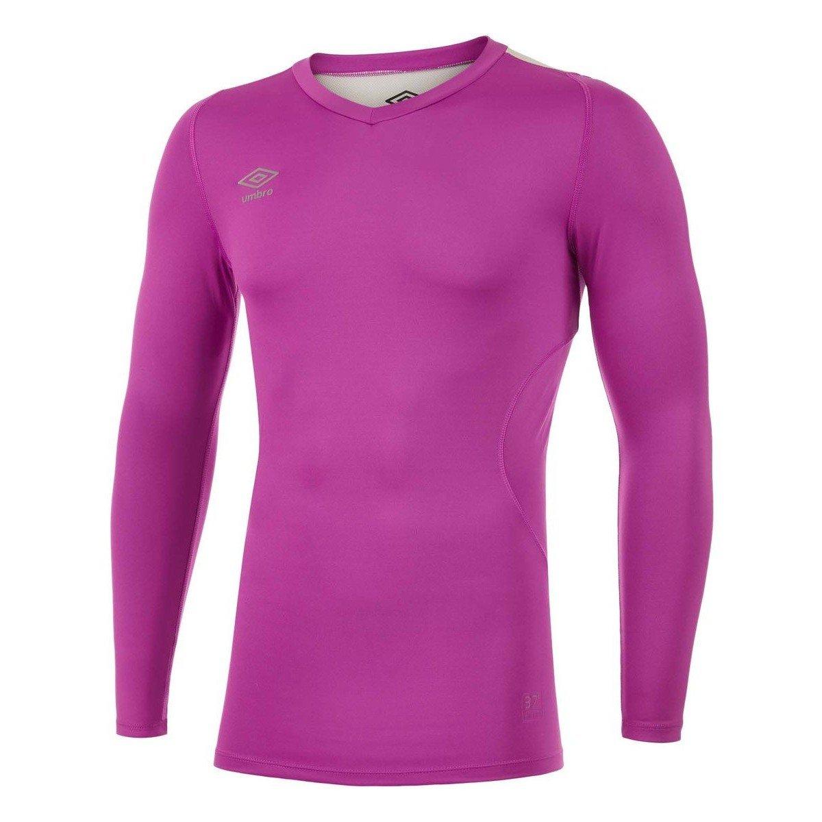 Image of Elite Base Layer Oberteil Vausschnitt Herren Lila S