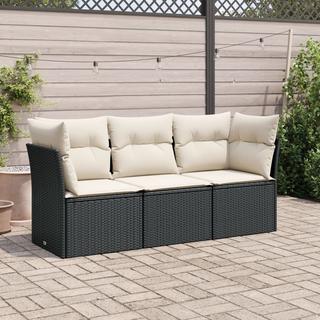 VidaXL set divano da giardino Polirattan  