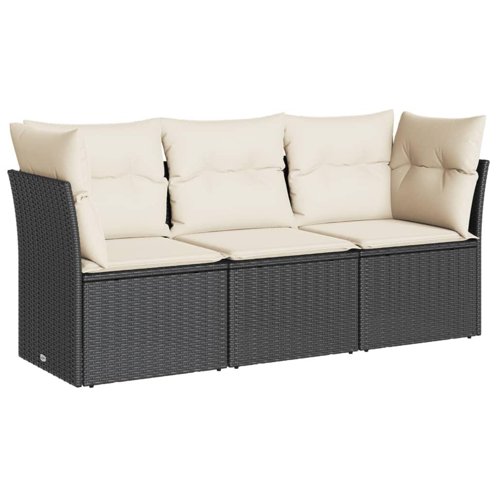 VidaXL set divano da giardino Polirattan  