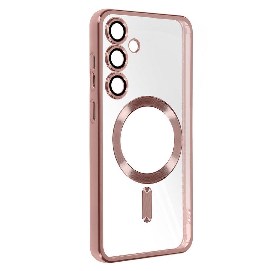 Avizar  Coque MagSafe Samsung S24 Rose Gold 