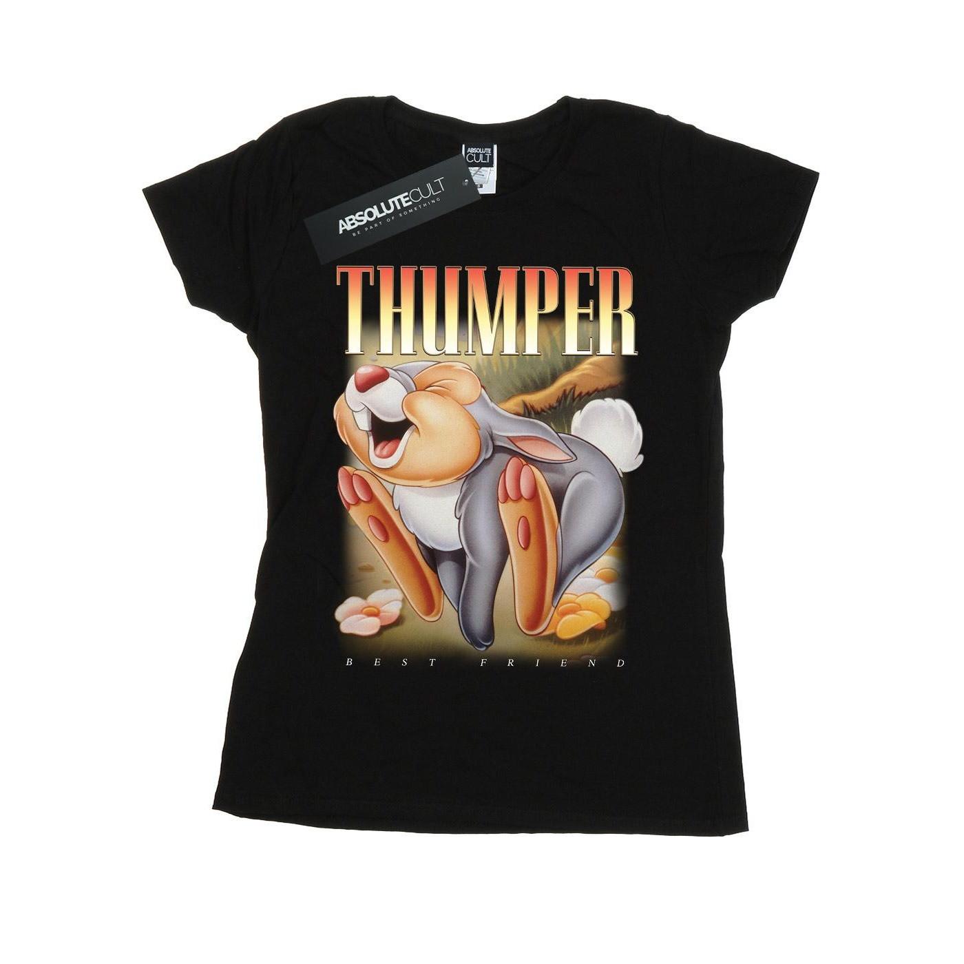Image of Bambi Thumper Montage Tshirt Damen Schwarz L
