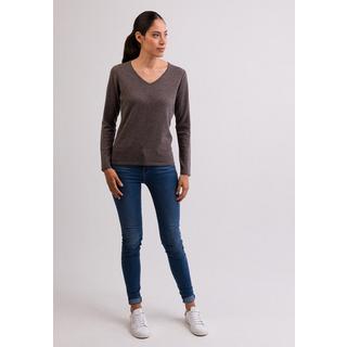 CASH-MERE.CH  Kaschmir V-Ausschnitt Pullover 