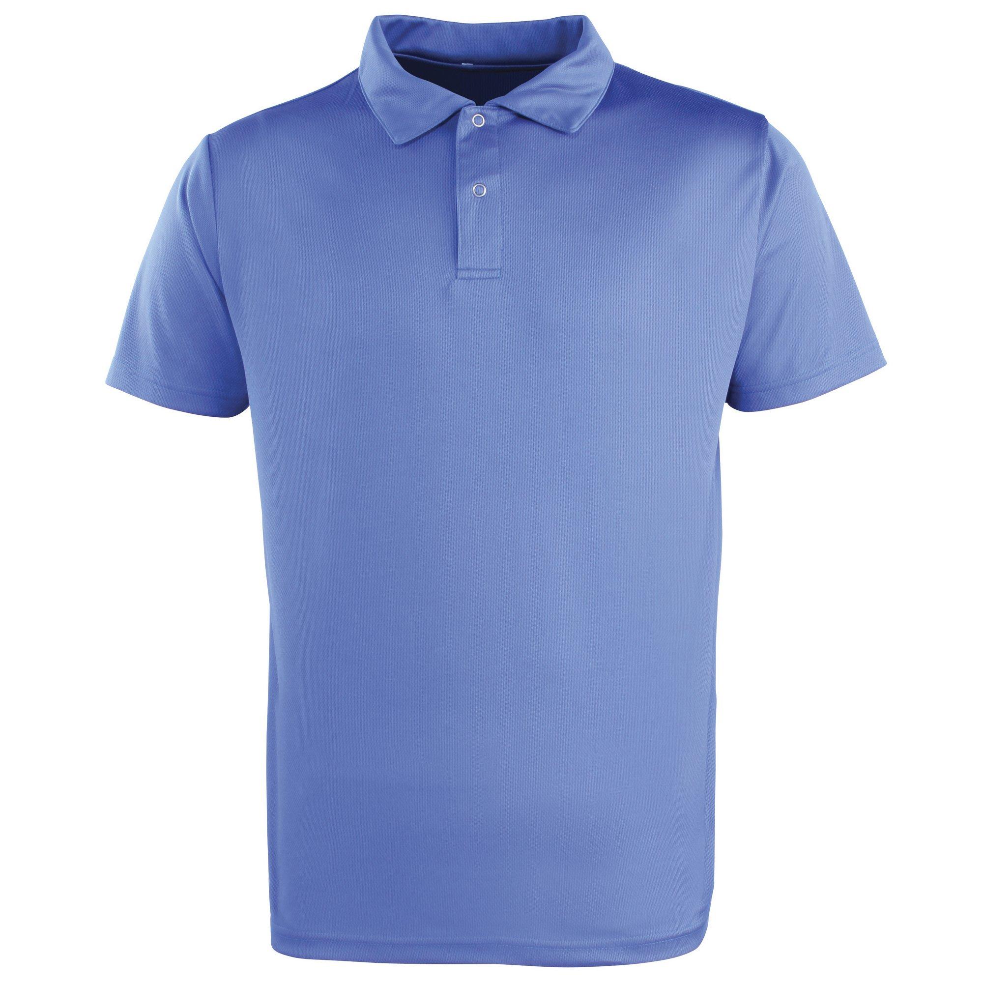 Image of Poloshirt Coolchecker Damen Königsblau XS