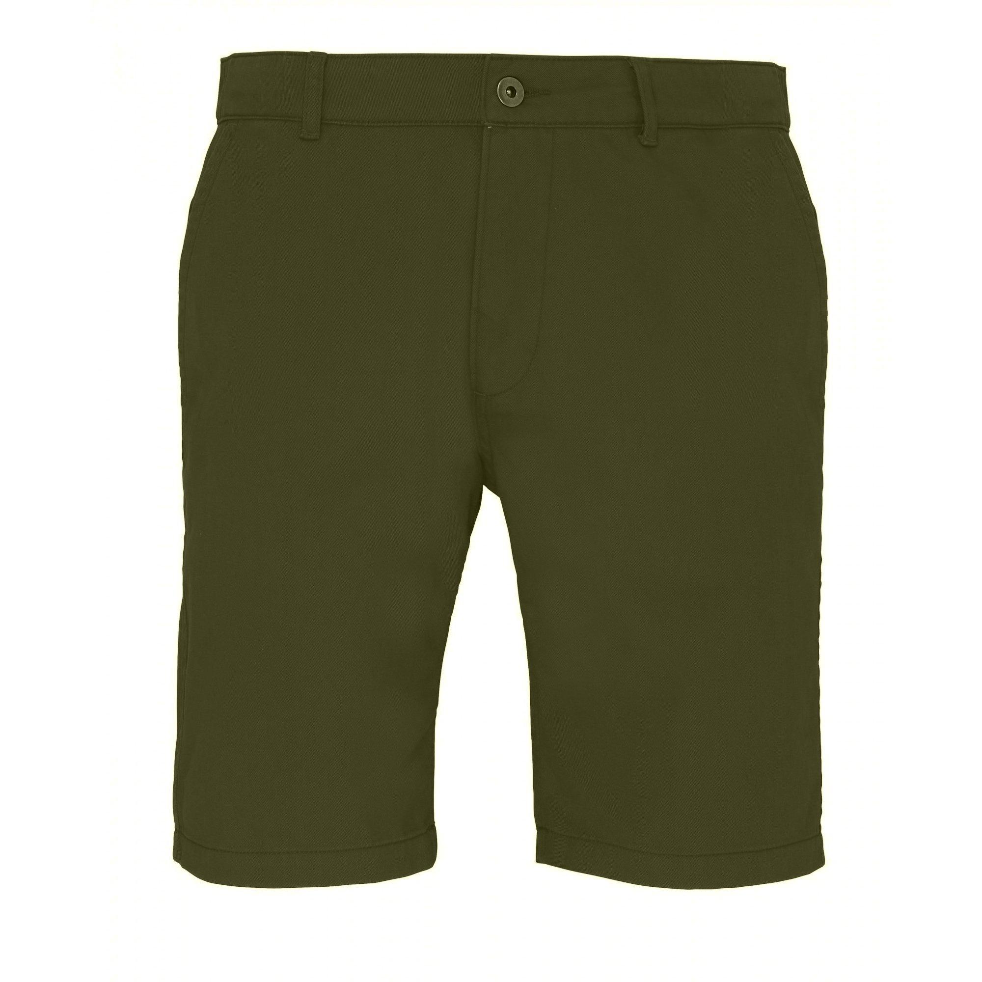 Image of Chinoshorts Herren Olivegrün XXL