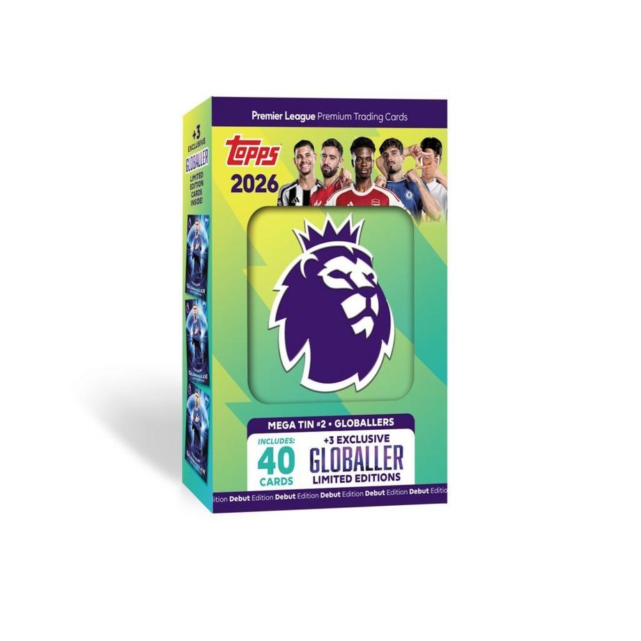 Topps  Cartes à collectionner Premier League 2025/2026 - Boîte Mega Tin 
