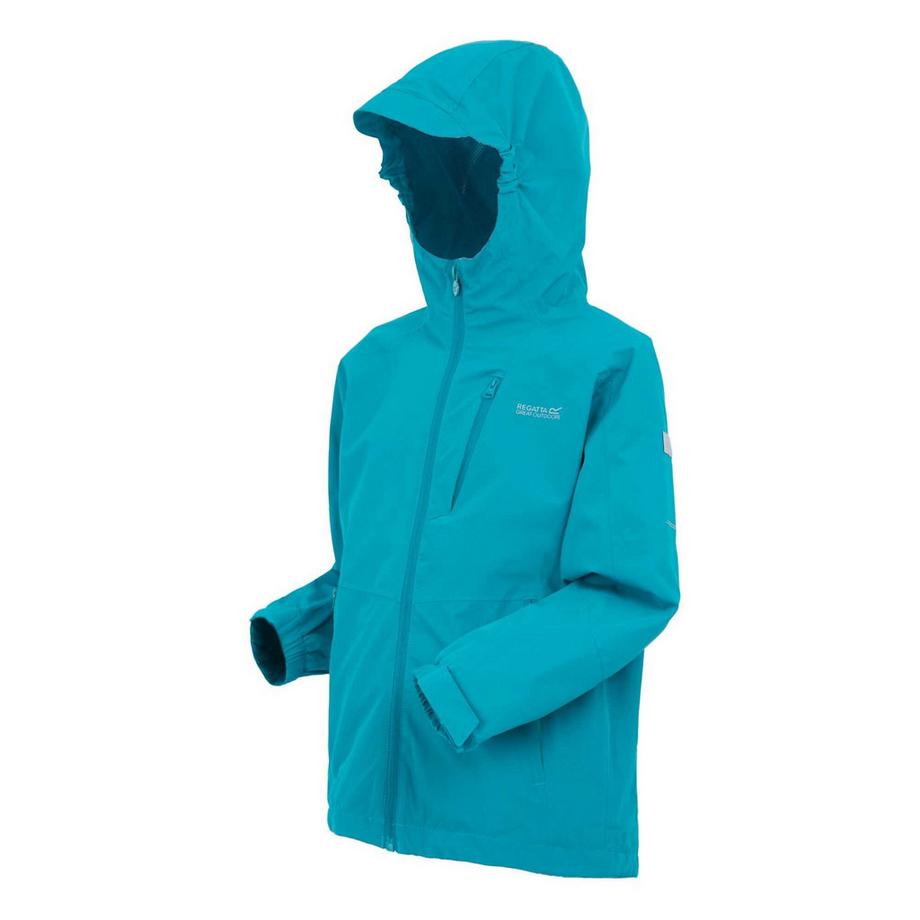 Regatta  Veste Imperméable À Capuche Motiftyle Blocs De Couleurs Calderdale 