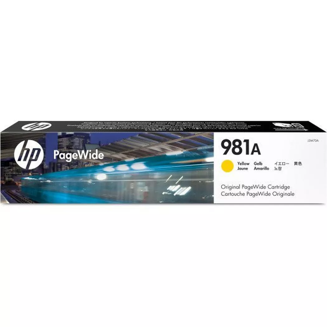 Hewlett-Packard – HP Tintenpatrone 981A yellow J3M70A PW Enterprise 556 6000 S., One Size