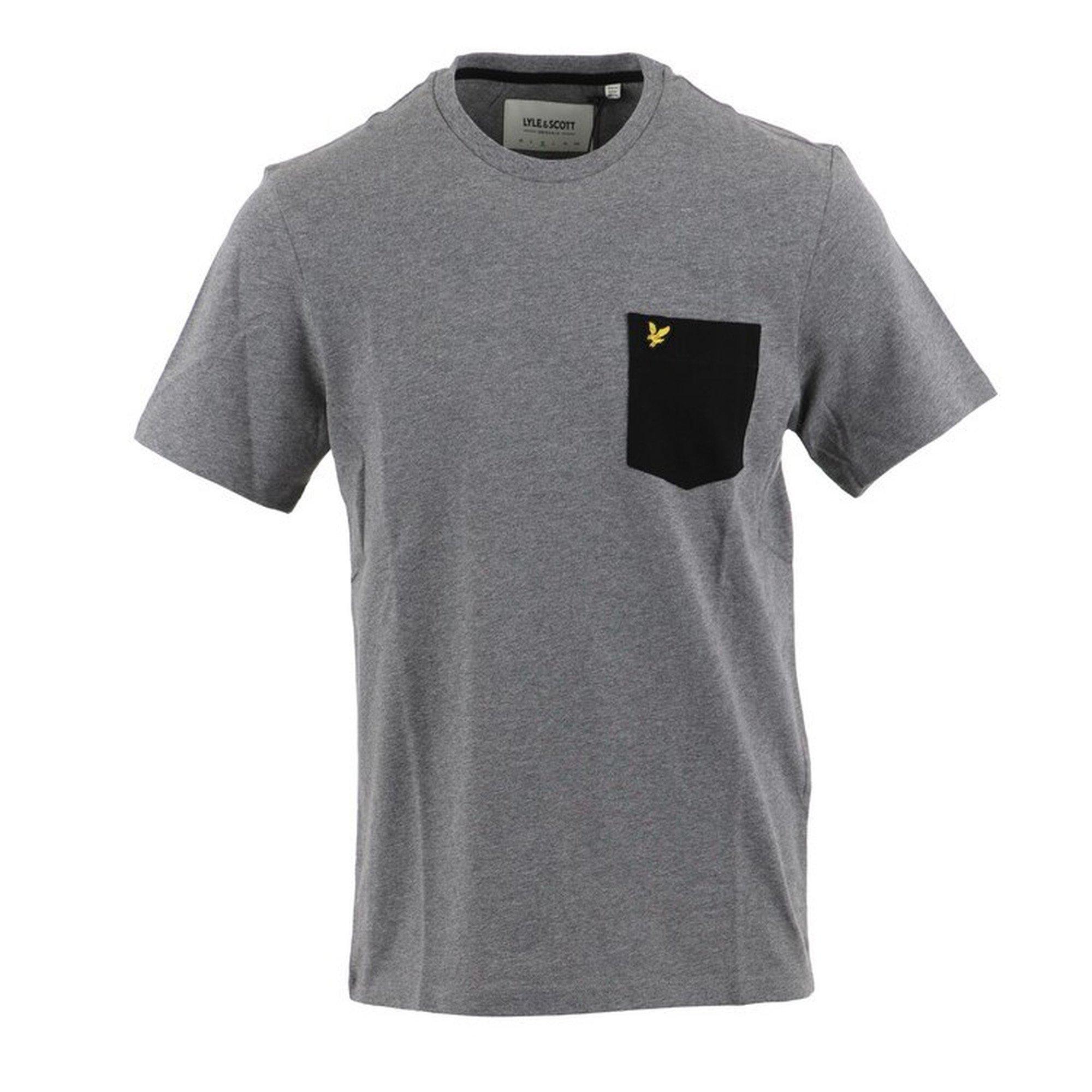 Image of T-shirt Contrast Pocket Herren S