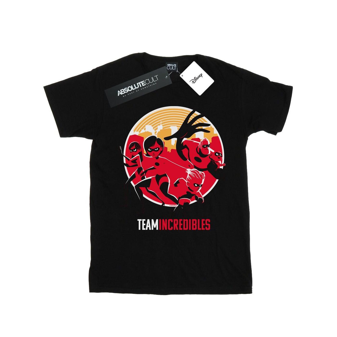 Image of Incredibles 2 Team Incredibles Tshirt Unisex Schwarz 140/146
