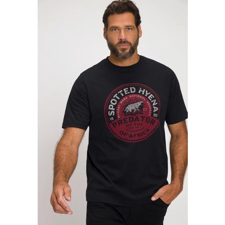 JP1880  T-shirt con mezze maniche e stampa con iena maculata 