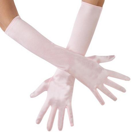 Tectake  Lange Satin-Handschuhe 