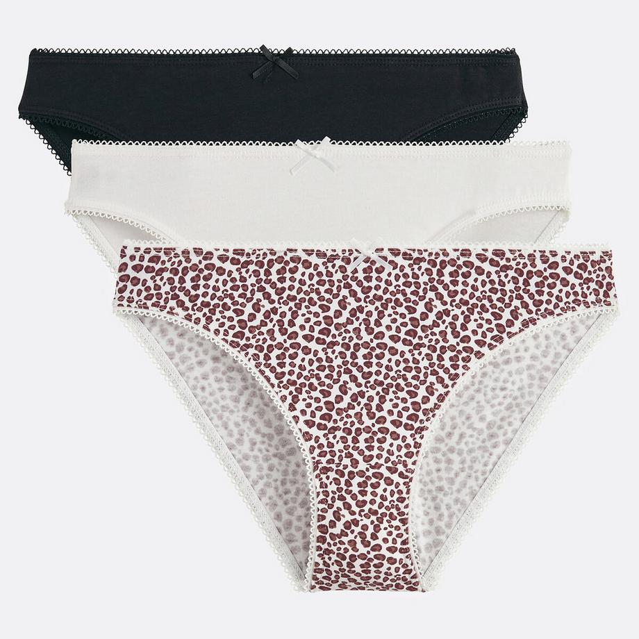 La Redoute Collections Lot de 3 Slips  