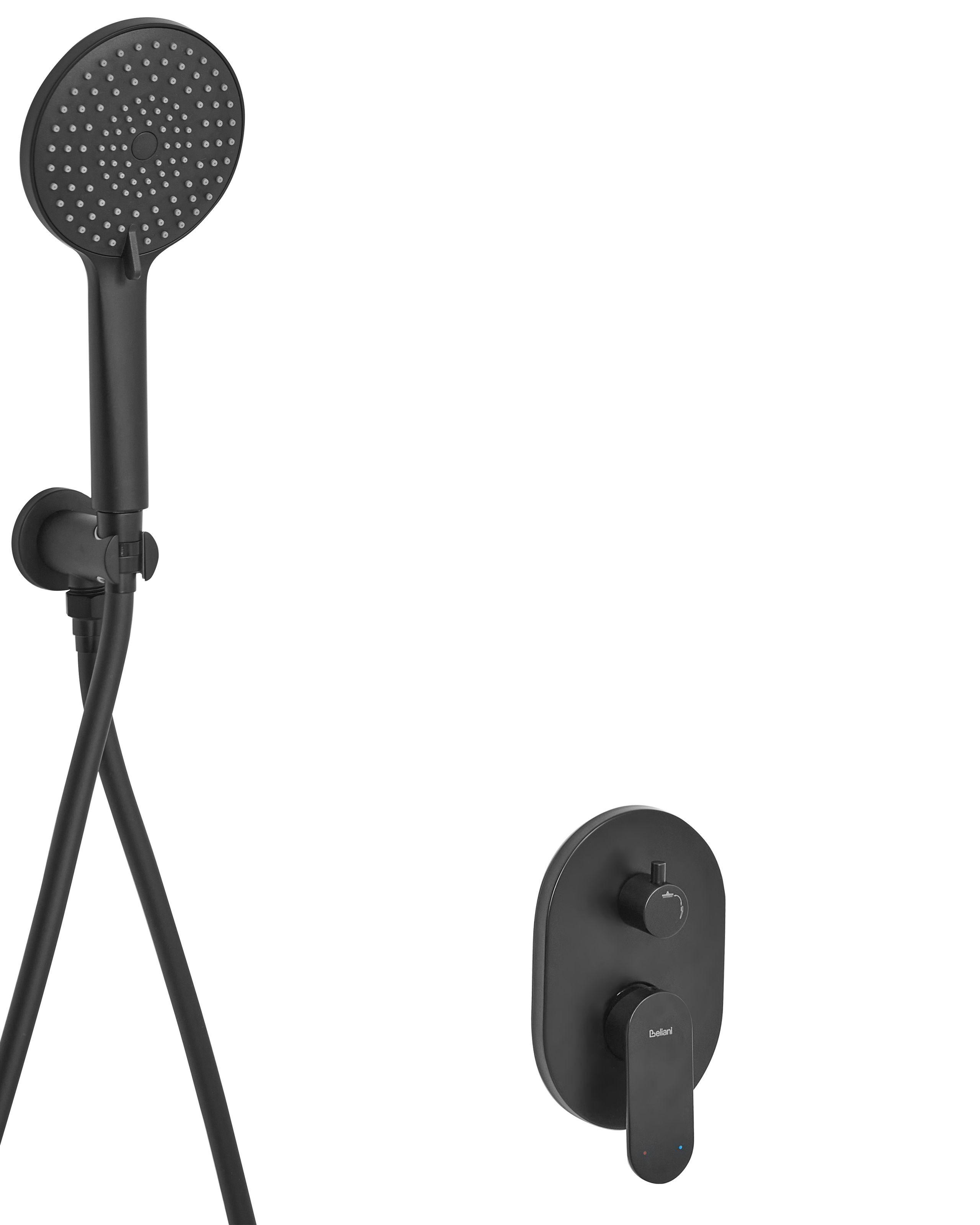 Beliani Ensemble de douche encastrée avec douche pluie en Laiton Moderne TINGUIRIRICA  