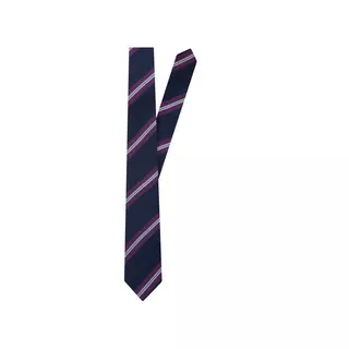 Seidensticker Krawatte Breit (7cm) Fit Streifen  Pink