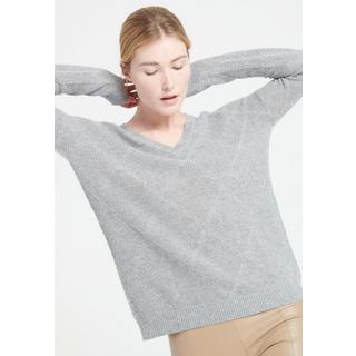 Studio Cashmere8  Maglione con scollo a V LILLY 31 - 100% cashmere 