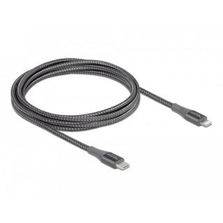 DeLock  86632 USB Kabel 2 m USB 2.0 USB A Lightning Grau 