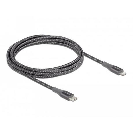 DeLock  86632 USB Kabel 2 m USB 2.0 USB A Lightning Grau 