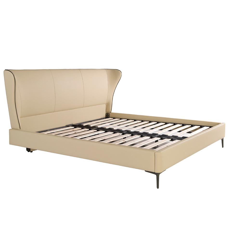 ANGEL CERDA Letto in similpelle crema  