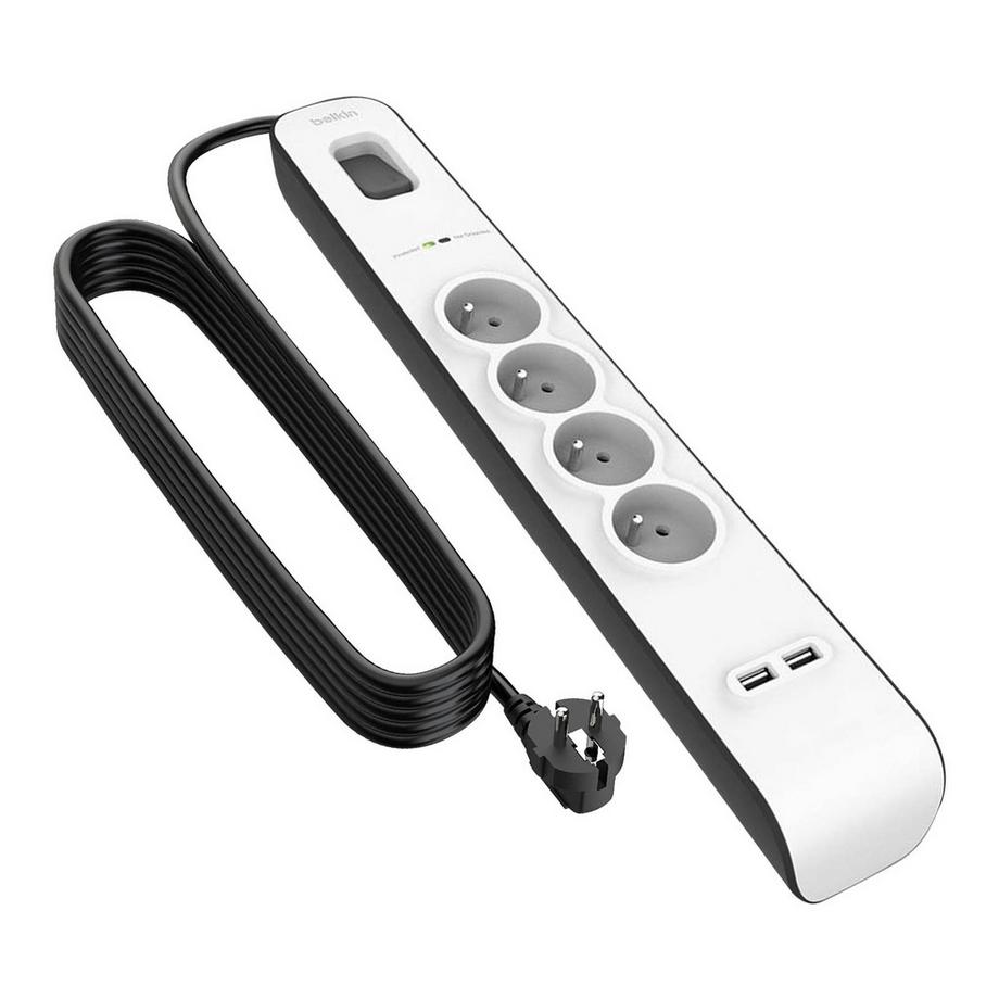 belkin  Belkin 4 Steckdose + 2 USB 2.4A 