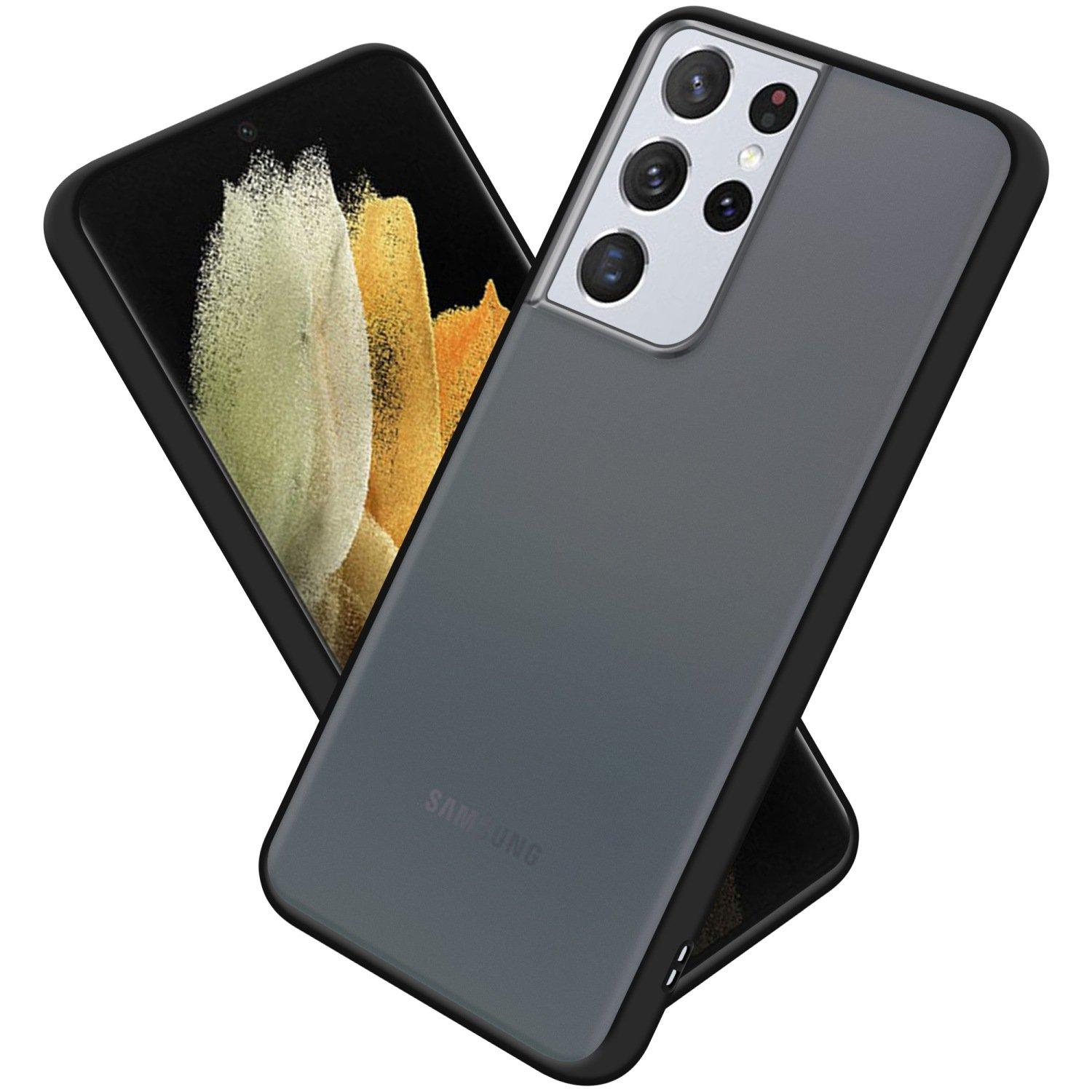 Image of Hülle für Samsung Galaxy S21 ULTRA Hybrid mit TPU Silikon Innenseite