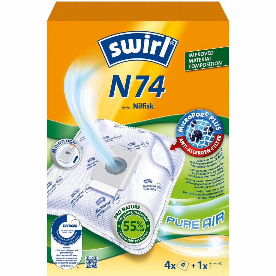 Sacchetti per aspirapolvere N74 NOTE 3X4PZ 3PZ DFP