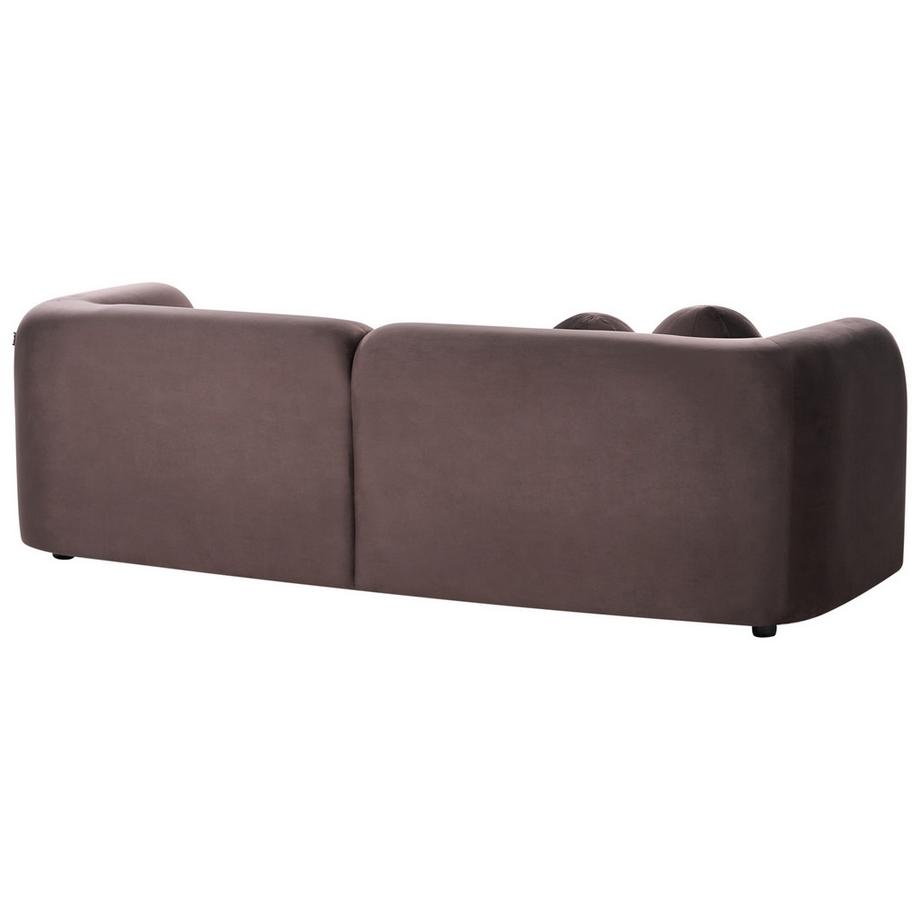 Beliani 3 Sitzer Sofa aus Samtstoff  LEIREN  
