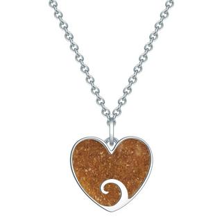 Rafaela Donata  Femme Collier en argent Coeur/vague 