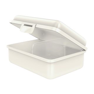 fizzy Fizzii Lunchbox mit Trennfach perlweiss, Prinzessin  