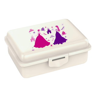 fizzy Fizzii Lunchbox mit Trennfach perlweiss, Prinzessin  