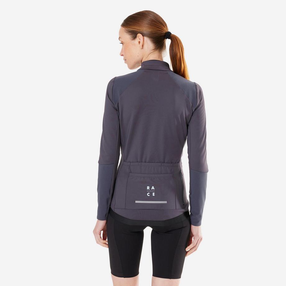 ROCKRIDER  Maglia maniche lunghe donna MTB cross country poliestere 