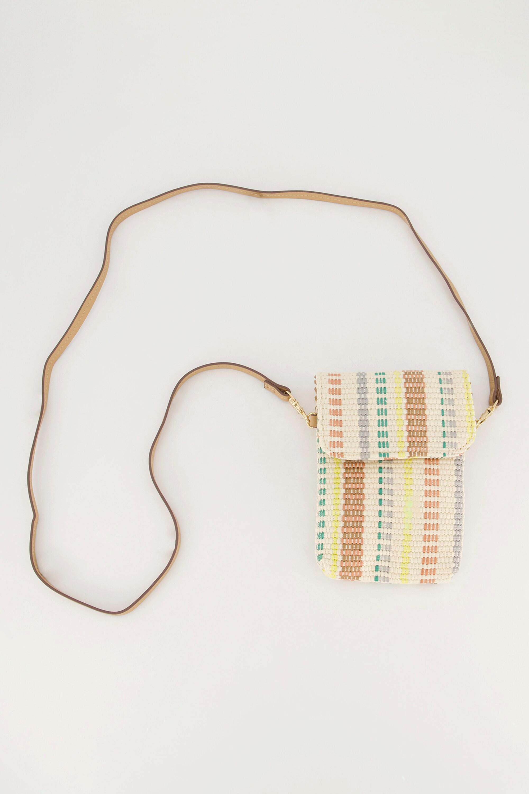 Ulla Popken Geflochtene Smartphone-Tasche Abnehmbarer Riemen  