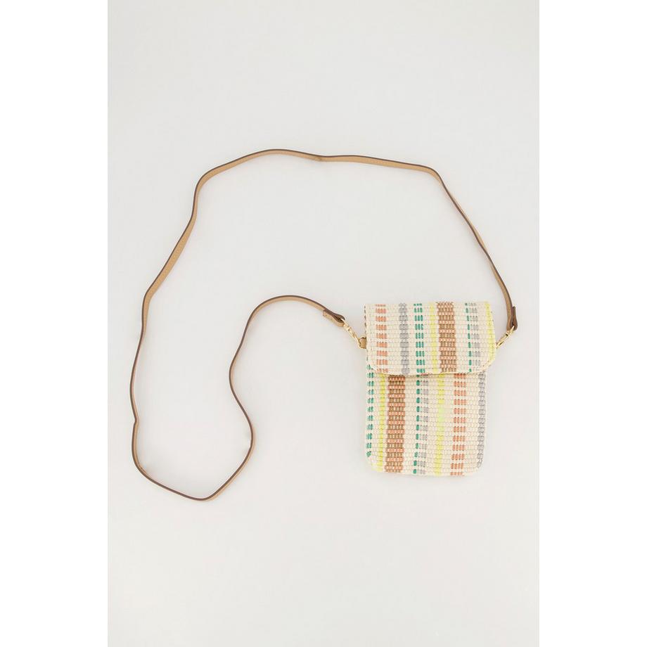 Ulla Popken Sac Smartphone Tressé Bride Amovible  