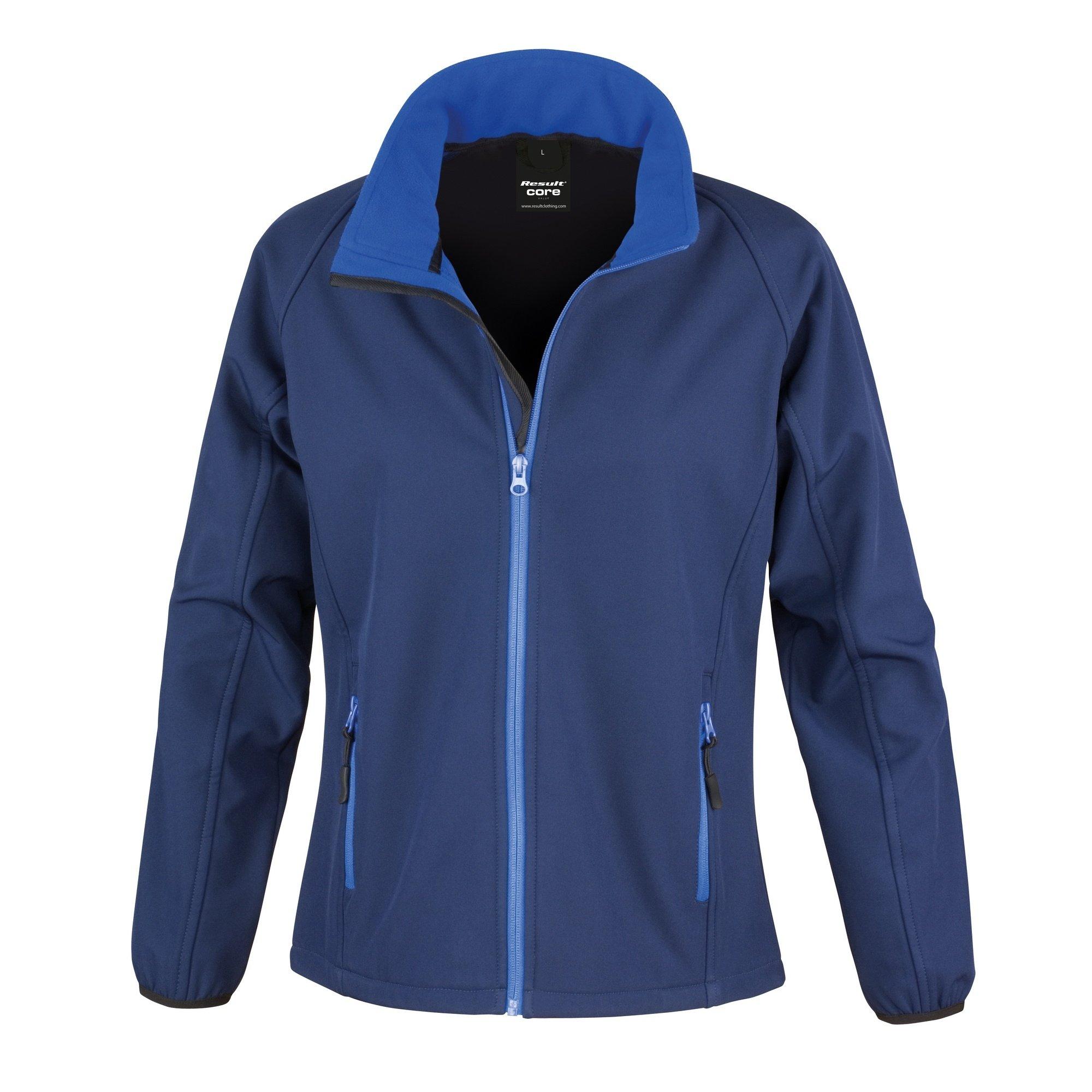 Image of Core Softshelljacke, Bedruckbar Damen Marine XS