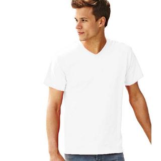 Fruit of the Loom  Valueweight Tshirt Männer mit VAusschnitt, kurzärmlig 