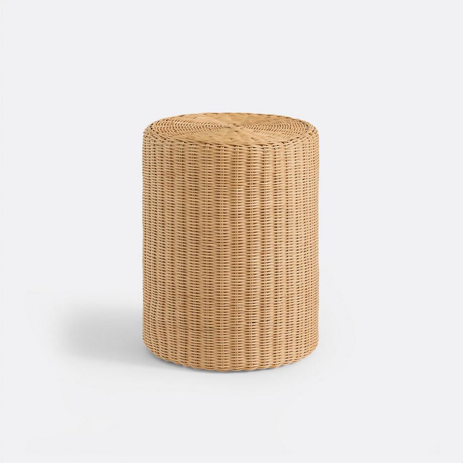 Pouf en rotin