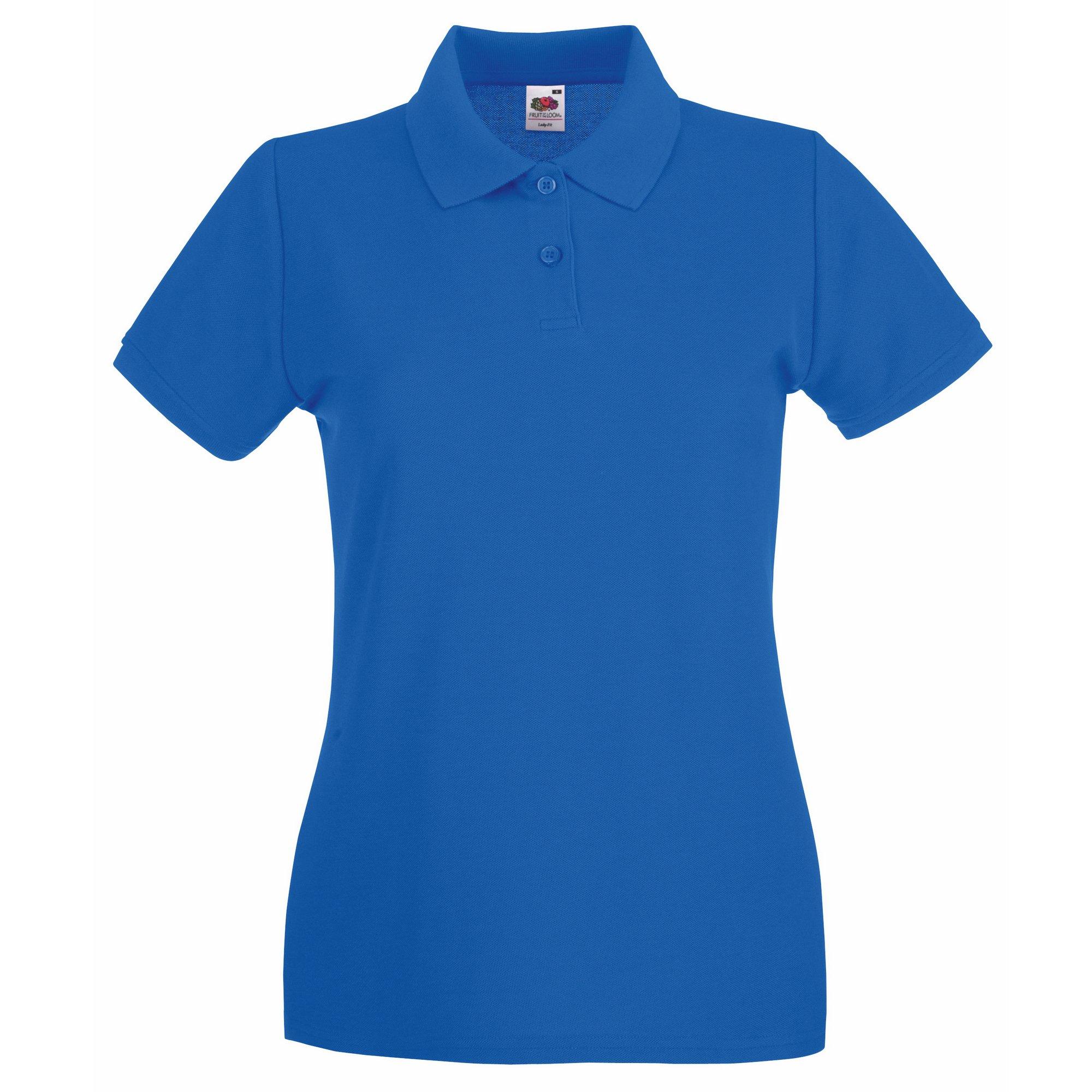 Image of Ladyfit Premium Poloshirt Damen Königsblau XS