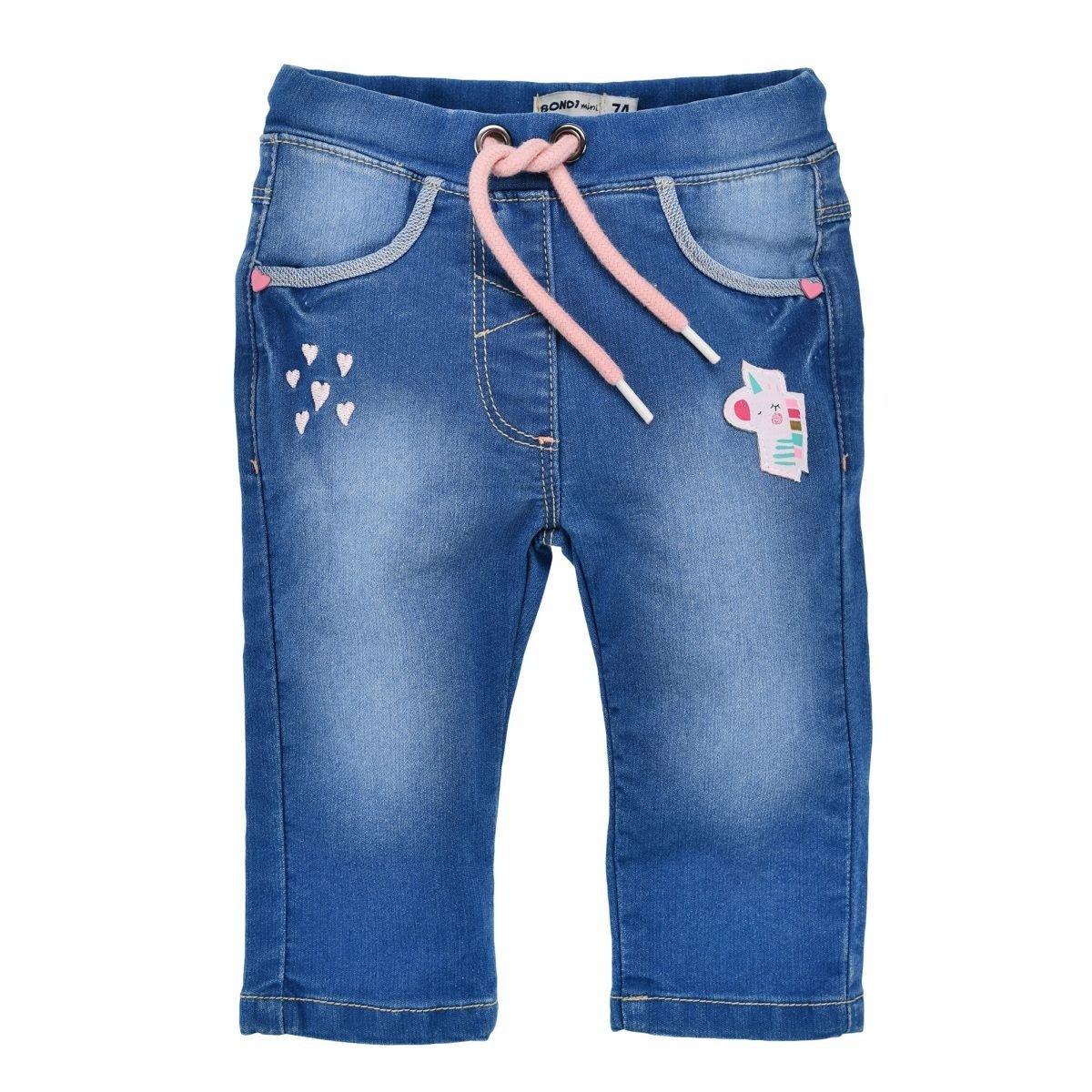 Image of Kleinkinder Jeans Little Zebra Unisex Blau 74