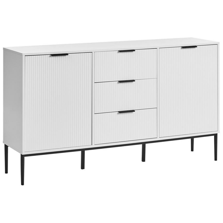Beliani Sideboard mit 2 Türen aus MDF-Platte Modern LEDUC  